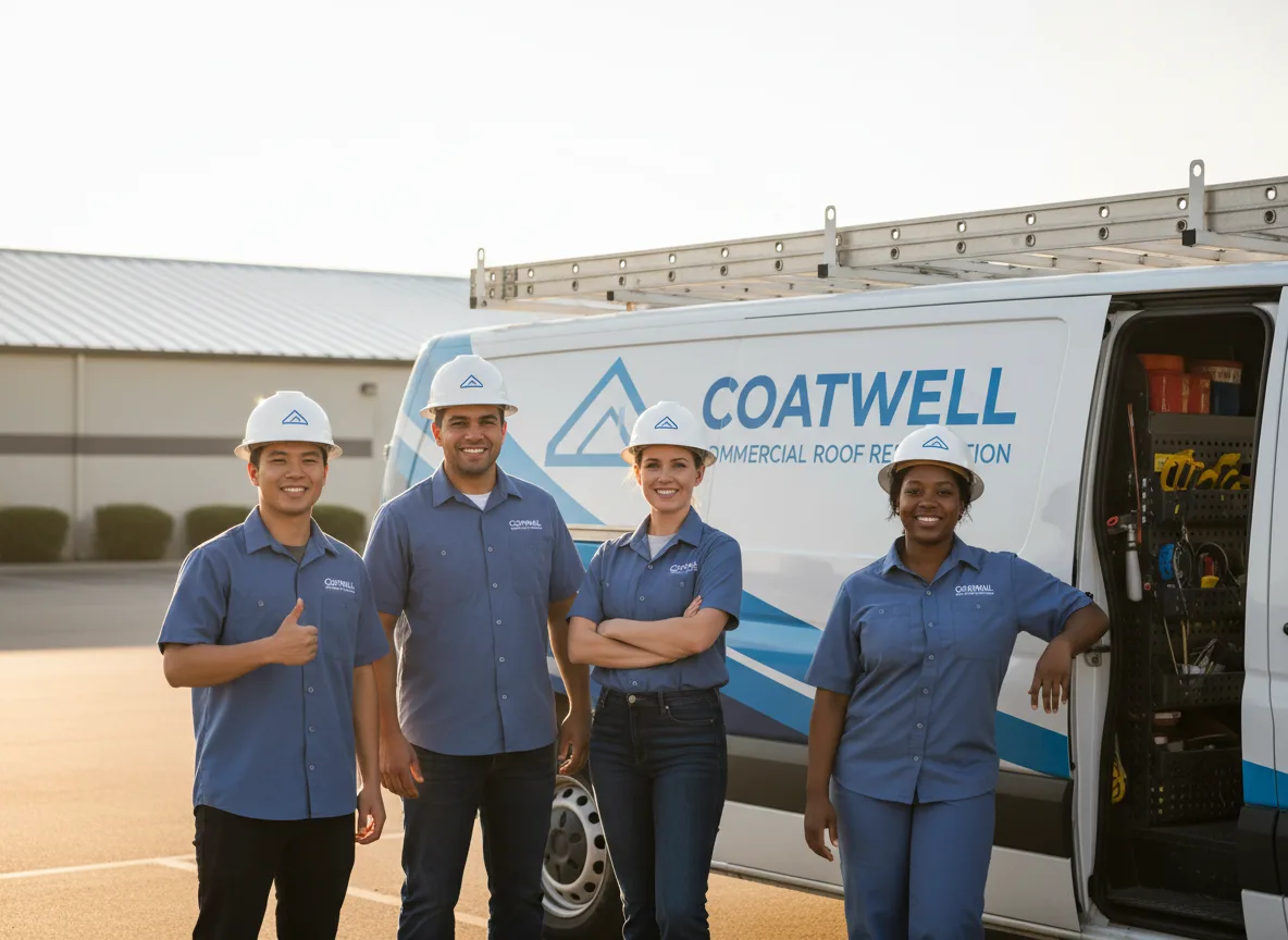 Commercial roof coating company in Letts, IA